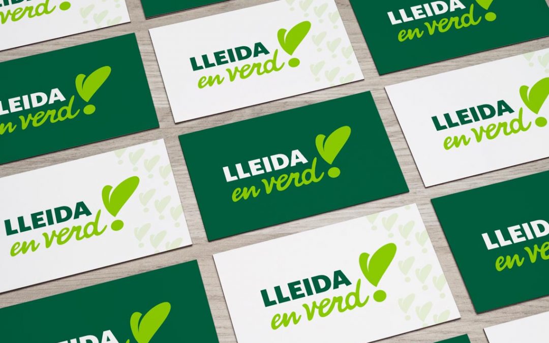Identidad corporativa campaña de medio ambiente “Lleida en verd”