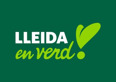 Identitat corporativa campanya de medi ambient “Lleida en verd”