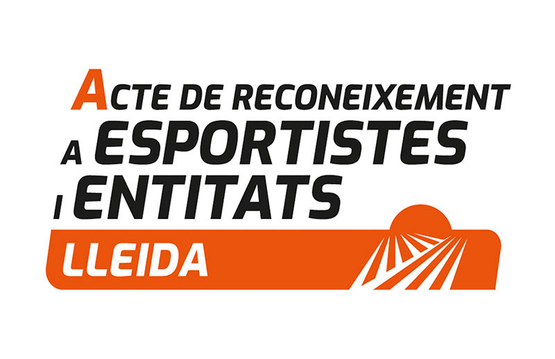Disseny gràfic Lleida, imatge de l'Acte de Reconeixement a Esportistes i Entitats
