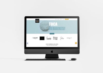Diseño web Eix Comercial de Lleida